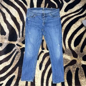 7 for All Mankind  Josefina Skinny Boyfriend Jeans